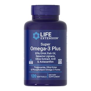 沿寿LIFE进口南极磷虾油omega3纯净深海鱼油DHA磷脂虾青素软胶囊
