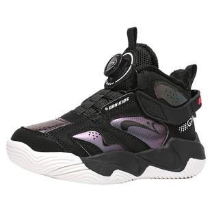 贵人鸟旗舰店男童鞋加绒大棉2025秋冬季新款女孩防滑软底革面跑鞋