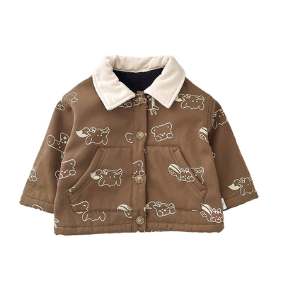 卡通混纺套装韩版休闲冬季三件套