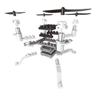 XG171遥控飞机夹子飞行器图形编程积木比赛无人机学教具视频课程