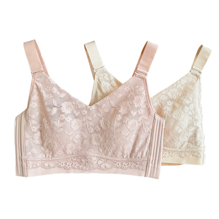 秒变平胸~大胸显小防凸点全罩杯无痕薄款内衣无钢圈舒适上托文胸