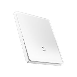 国际电工超薄钢化玻璃五孔带开关插座面板一开双控家用暗装86墙壁