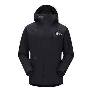 【笋壳】熊猫户外抓绒内胆休闲三合一冲锋衣登山徒步外套秋冬新款