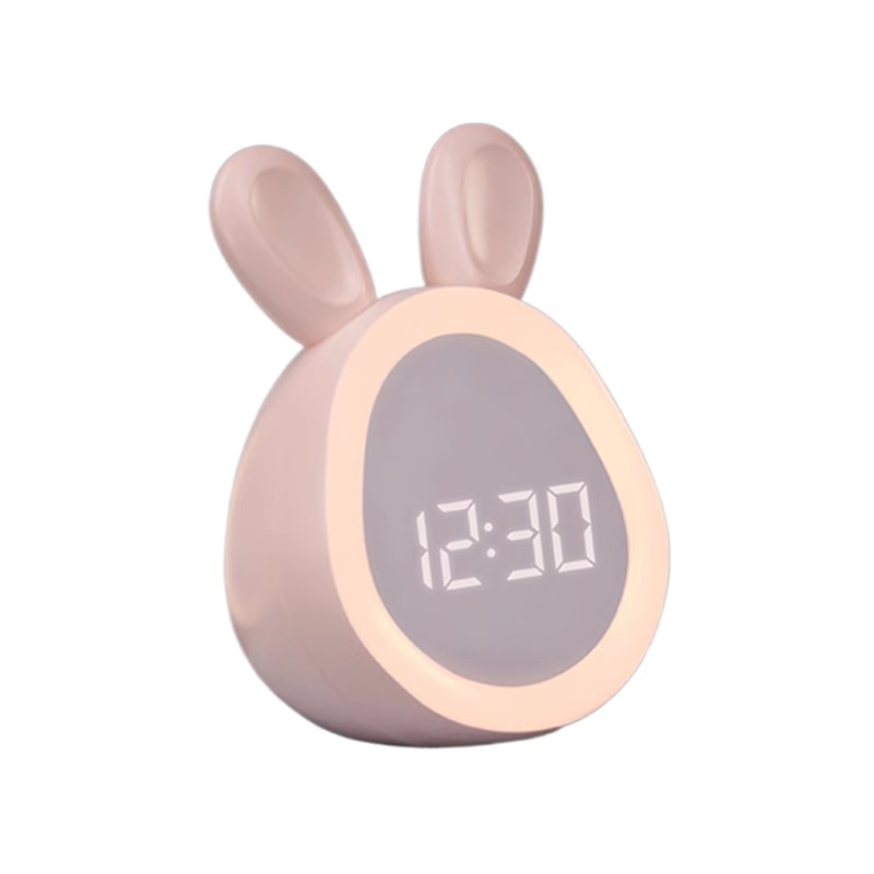 Bunny | Clock Lamp 圆圆兔闹钟伴睡灯 是闹钟也是夜灯 2in1设计