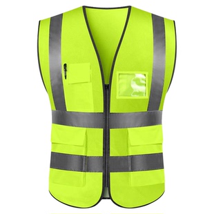 新国标反光安全背心马甲工地反光衣男施工黄马甲定制反光服印logo