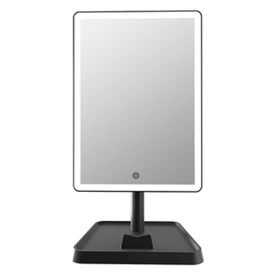 斐色耐化妆镜台式桌面大号可旋转镜子带led灯专业补光梳妆美妆镜