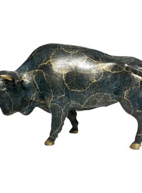 蒂高美居欧式全铜犀牛摆件31-109