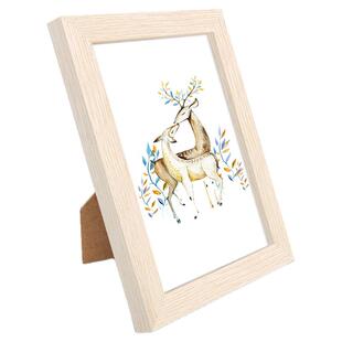 实木相框摆台洗照片做成5寸6挂墙a4画框7装裱10七寸8木条自己组装