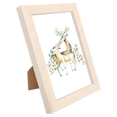 实木相框摆台洗照片做自己组装