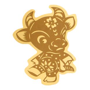 加噜十二生肖手机贴纸后壳卡通金属贴平安守护电脑贴纸笔记本装饰个性鼠牛兔龙蛇马羊猴鸡狗猪虎本命年12生肖