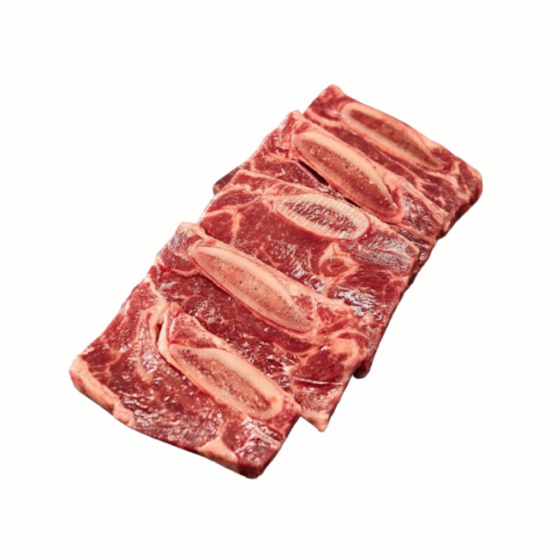 希菲黑椒牛仔骨腌制安格斯牛小排炸锅烧烤骨小肉多冷链200克/袋