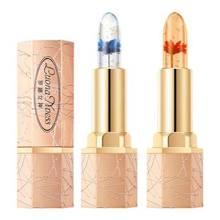 罗娜女神鲜花温感有色裸色系口红滋润保湿不沾杯