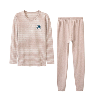 男生秋衣秋裤套装青少年纯棉打底衫儿童睡衣a类初中生线衣线裤男