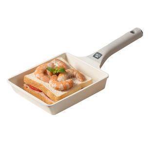 BESCO陶瓷玉子烧家用早餐锅平底不粘煎锅煎牛排煎蛋饼神器厚蛋烧