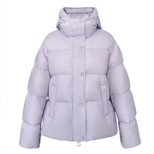 2025冬季新款短款羽绒服女白鸭绒超好看泡芙面包服超厚连帽爆