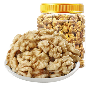 米勒猴原味核桃仁500g罐装即食薄壳免剥纸皮核桃坚果仁休闲零食