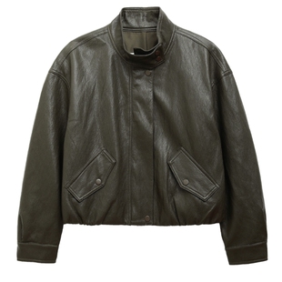 CanterKitten正品牌海宁真皮皮衣女2025秋冬新款绵羊皮短款外套潮