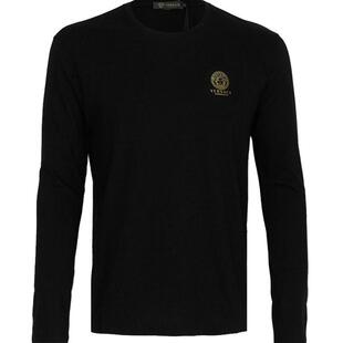 Versace/范思哲新款男士美杜莎印花logo打底长袖T恤AUU01007