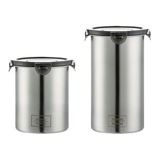 onlycook 304不锈钢密封罐带盖猪油罐咖啡罐储物罐水果保鲜盒饭盒