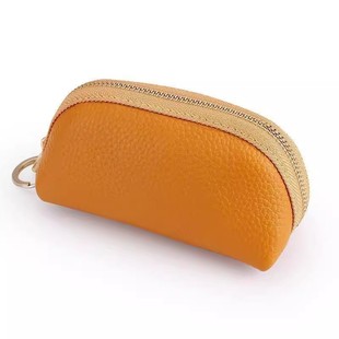 皮革车钥匙包男女小巧收纳包2025新款网红锁匙包家用汽车钥匙挂包