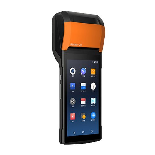 国际版SUNMI商米V2手持收银机GRAB外卖接单Loverse收银打印一体机