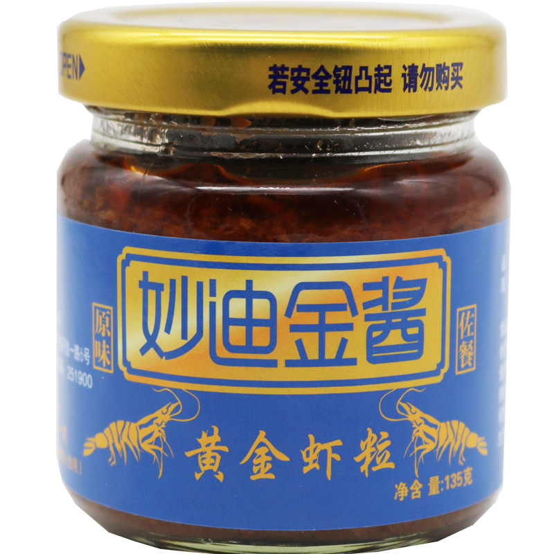 拌饭下饭菜即食妙迪食品海鲜酱