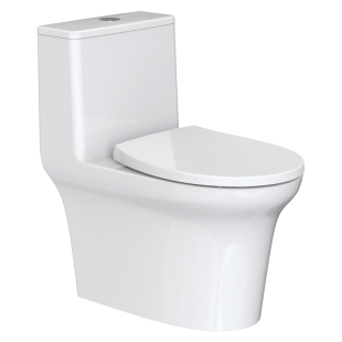 箭牌小户型虹吸马桶静音大冲力家用迷你小尺寸普通坐便器AB11017