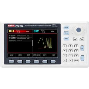 优利德函数信号发生器信号源方波脉冲频率计双通道任意波形发生器