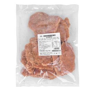 整箱蒙西娜黑椒肉眼猪扒冷冻半成品西餐铁板便当烧烤自助速冻食材