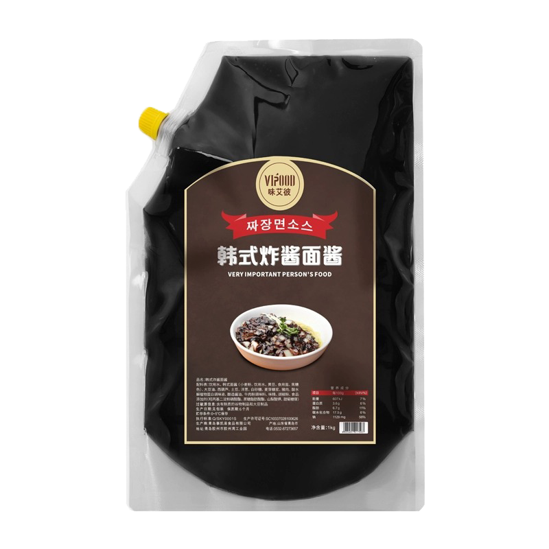 vipood韩式炸酱面酱1kg/袋