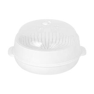 茶花微波炉加热专用器皿蒸笼热菜蒸盒容器热馒头家用煮米饭锅饭煲