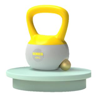 磨砂软壶铃女士健身家用5kg6公斤壶铃把手哑铃翘臀力量软底提壶铃