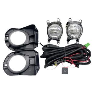 适用于丰田卡罗拉CROSS锐放前雾灯总成低配改装LED防雾灯日行灯罩