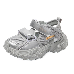 FVM女童鞋子儿童运动凉鞋2026新款夏季夏款女孩包头薄款女宝大童