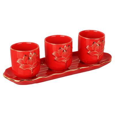 供佛酒杯佛前圣水净水杯家用供奉