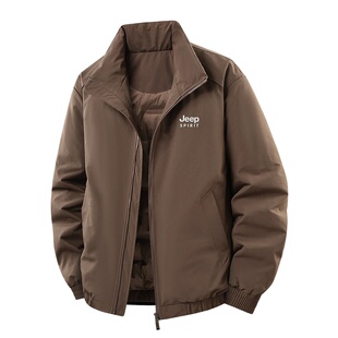 JEEP SPIRIT吉普羽绒服男冬季轻薄保暖短款大码宽松加肥加大外套