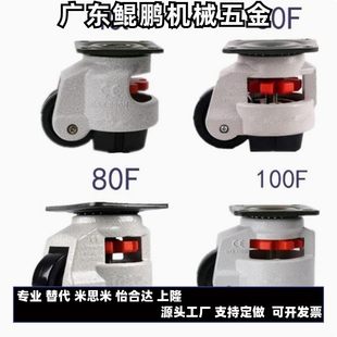 NJ水平调节型福马轮 带扳手工业脚轮CGR51 CXA08