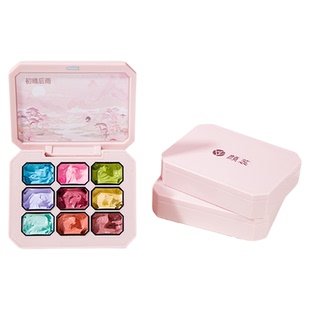 颜蕊美甲拍拍胶遮瑕游离线渐变高饱和腮红彩绘胶晕染渐变美甲油胶