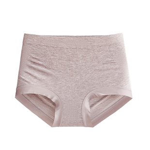 美宅益生菌莓莓裤100A抑菌内裤女中腰2025新款红色本命年无痕裸睡