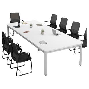 会议桌长桌现代简约办公室电脑桌定制会议室专用办公桌职员电脑桌