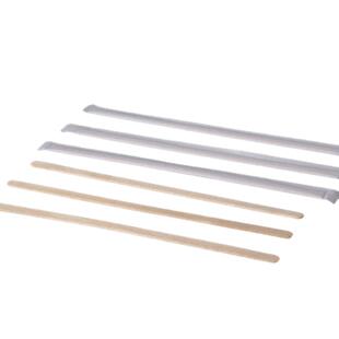 一次性咖啡吸管咖啡棒搅拌棒热饮吸管果汁两孔吸管100支一包包邮