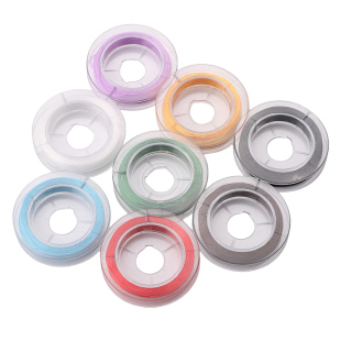 穿珠子的弹力线扁丝线串珠绳超细黄金水晶手串弹力绳diy手链绳子