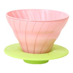 HARIO多巴胺彩色V60滤杯聪明杯滴滤式耐热玻璃清新高颜值生日礼物