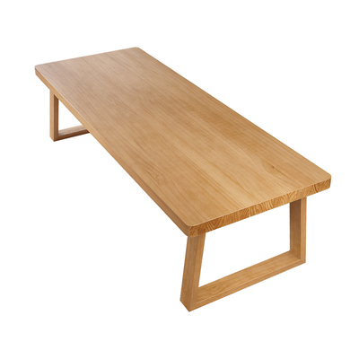 原木色实木大板书桌白蜡木