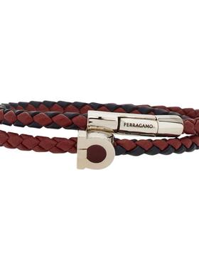 【礼物】FERRAGAMO菲拉格慕男士Gancini手链