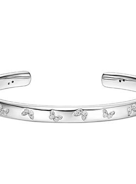 【自营】HEFANG Jewelry/何方珠宝蝴蝶符号手镯 百搭灵动手饰女