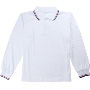 校服长袖t恤男女polo衫韩版宽松初高中学生打底衫学院风班服上衣