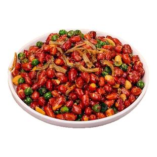 农科院小鱼花生米下酒菜开袋即食多味油炸零食网红小吃烧烤店同款