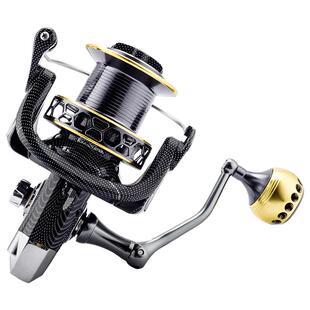 德岛 DK纺车轮全金属无间隙渔轮锚杆抛竿海钓10000型防海水远投轮