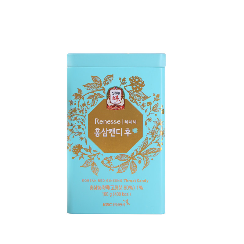 韩国正官庄红参糖清凉薄荷润喉